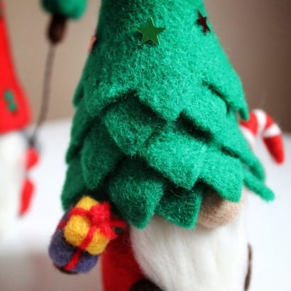 Сувенірний валяний гном новорічний різдвяний 2026 (на вибір!)