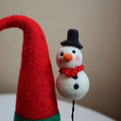 Сувенірний валяний гном новорічний різдвяний 2026 (на вибір!)