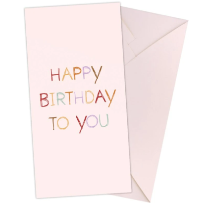 Вітальний конверт HAPPY BIRTHDAY TO YOU