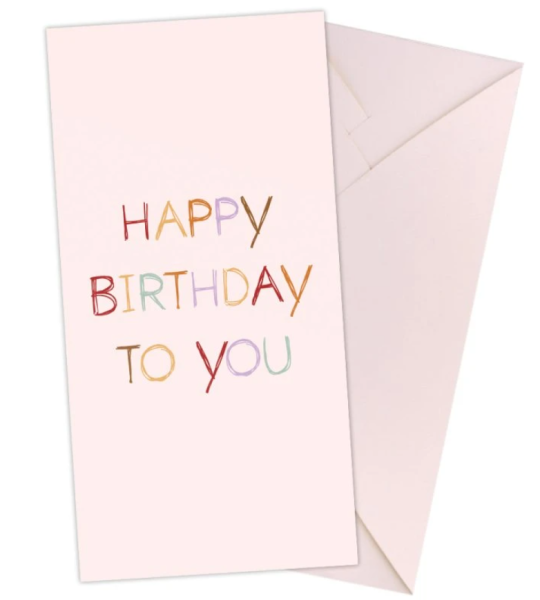 Вітальний конверт HAPPY BIRTHDAY TO YOU