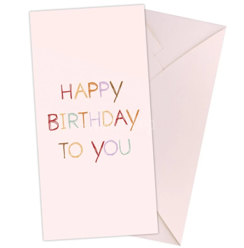 Вітальний конверт HAPPY BIRTHDAY TO YOU Вітальний конверт HAPPY BIRTHDAY TO YOU