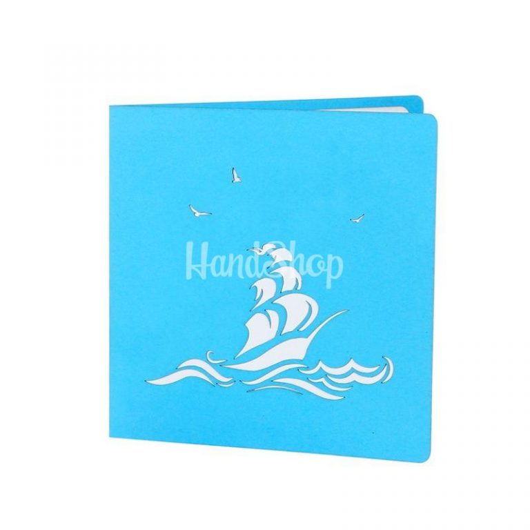 Мужская морская 3d листовка корабль красные паруса — фото 4