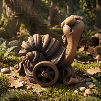 Слов'янський сувенір кераміка ручне ліплення равлик