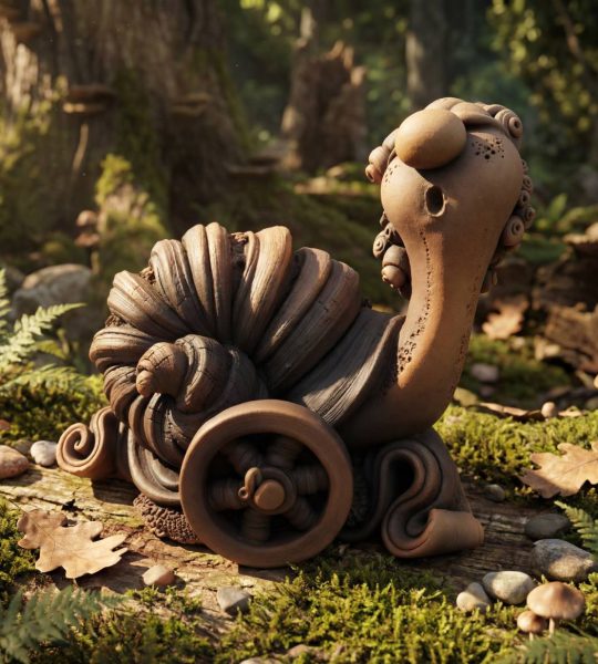 Слов'янський сувенір кераміка ручне ліплення равлик