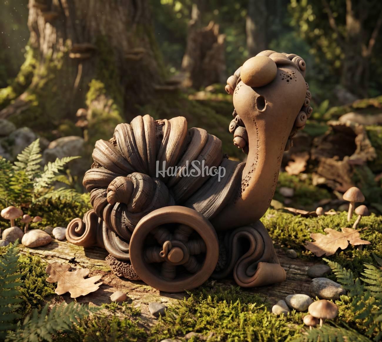 Слов'янський сувенір кераміка ручне ліплення равлик Слов'янський сувенір кераміка ручне ліплення равлик