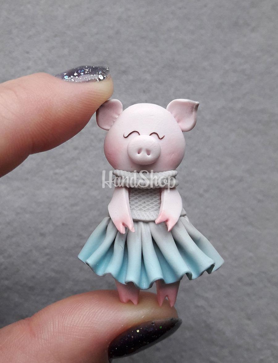 Брошка бижутерия сувенир свинья своими руками Брошка бижутерия сувенир свинья своими руками