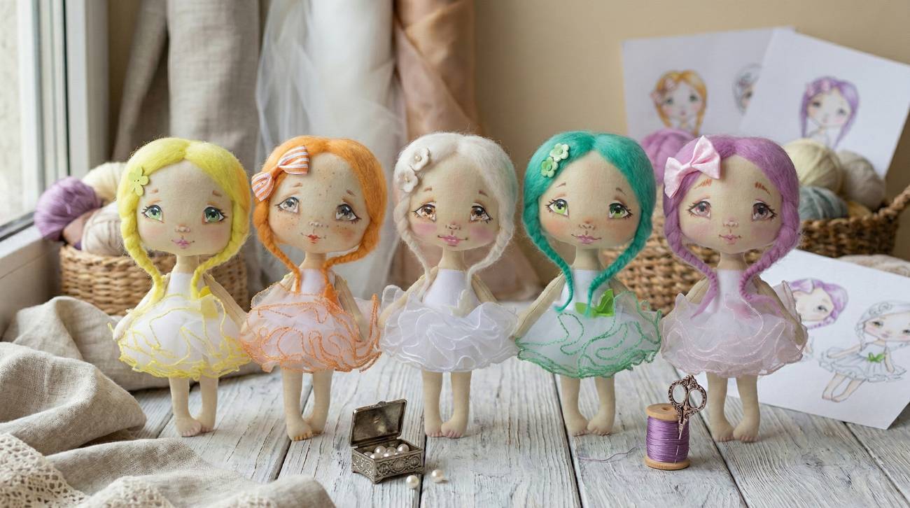 Маленькі авторські текстильні ляльки ручної роботи: чому міні-лялечки знову стають популярними