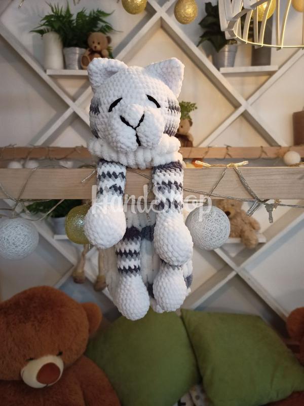 Пижамница белый тигр игрушка мягкая большая Пижамница белый тигр игрушка мягкая большая