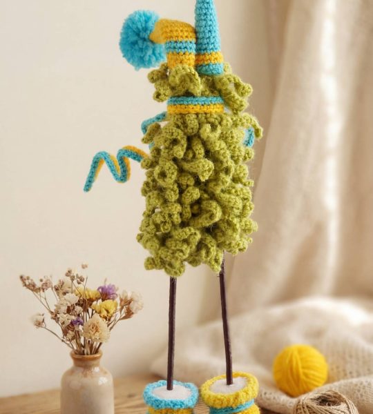 В'язані ялинки новорічні сувеніри пара Ukraine 2026