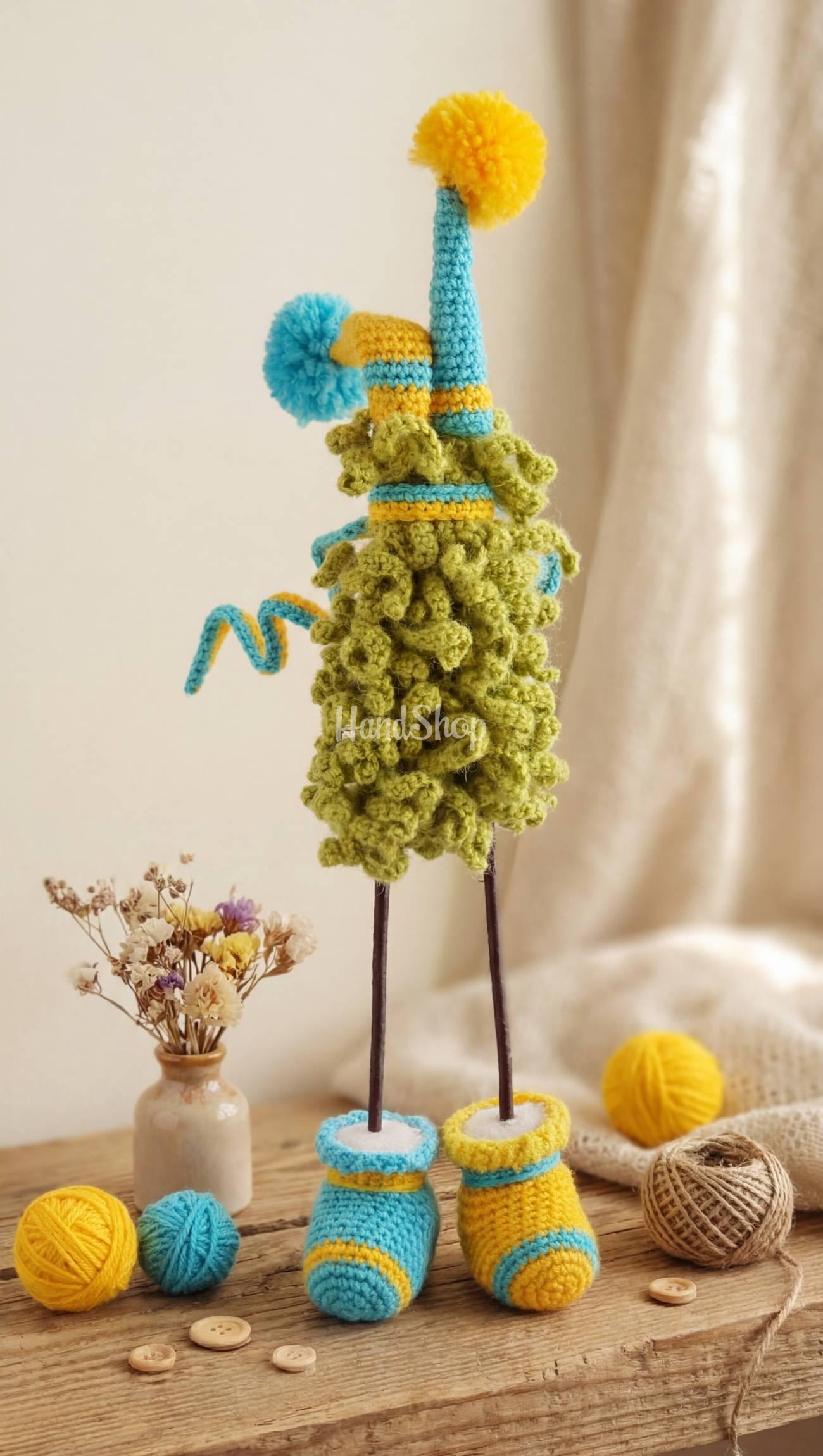 В'язані ялинки новорічні сувеніри пара Ukraine 2026 В'язані ялинки новорічні сувеніри пара Ukraine 2026