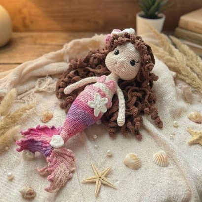 Дитяча ігрова іграшка лялька русалонька сувенірна