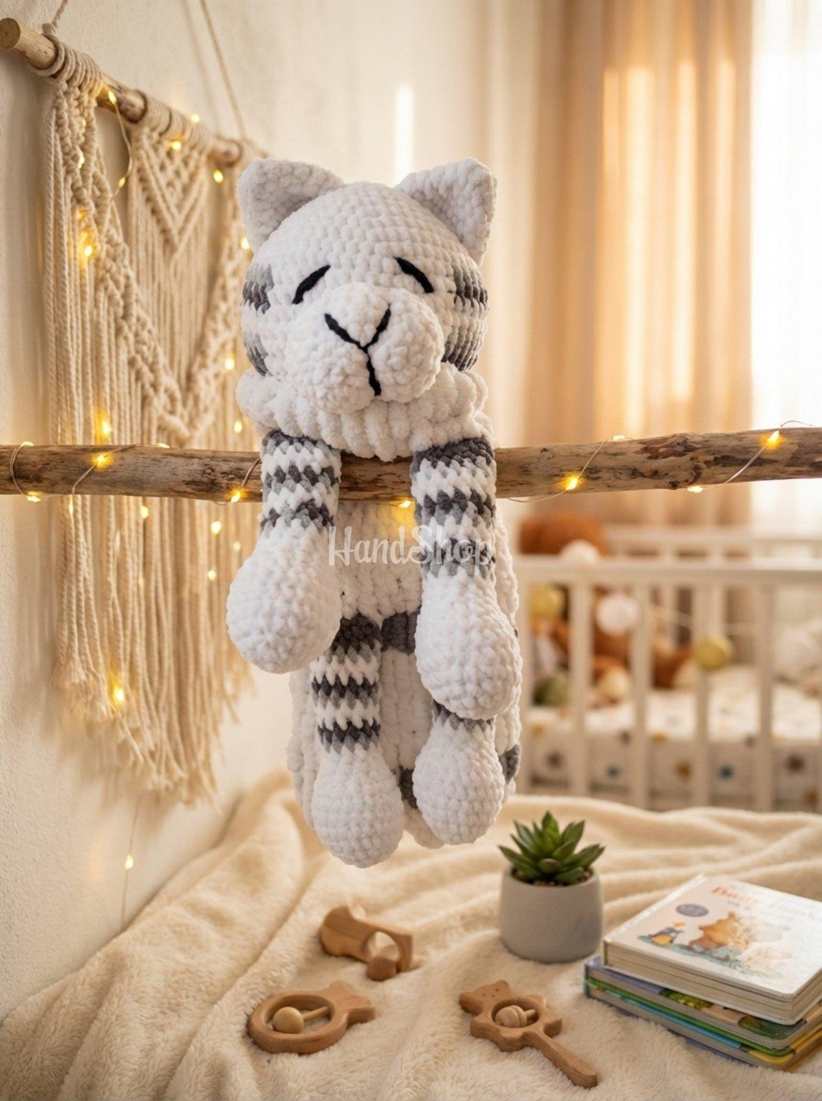 Новорічна піжамниця білий тигр іграшка м'яка велика Новорічна піжамниця білий тигр іграшка м'яка велика