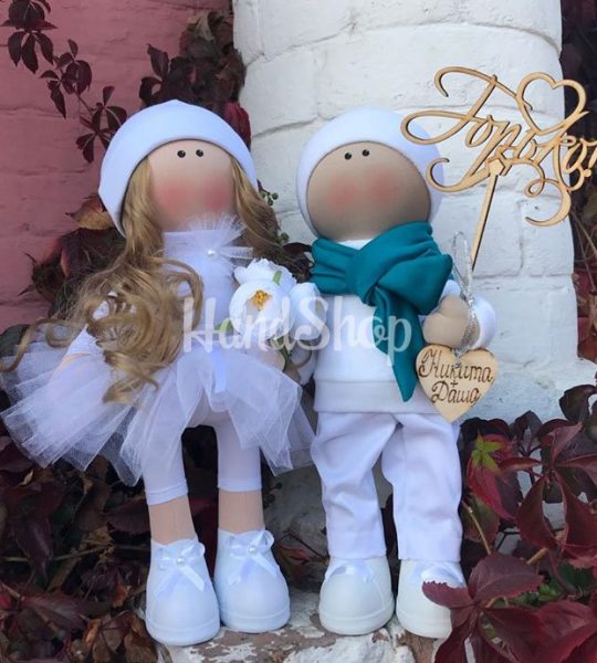Куклы свадебные пары тильды жених и невеста