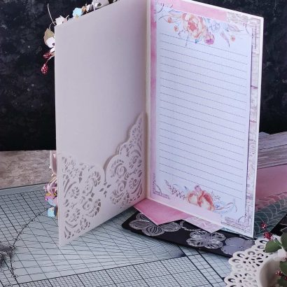 Объемная открытка конверт для денег