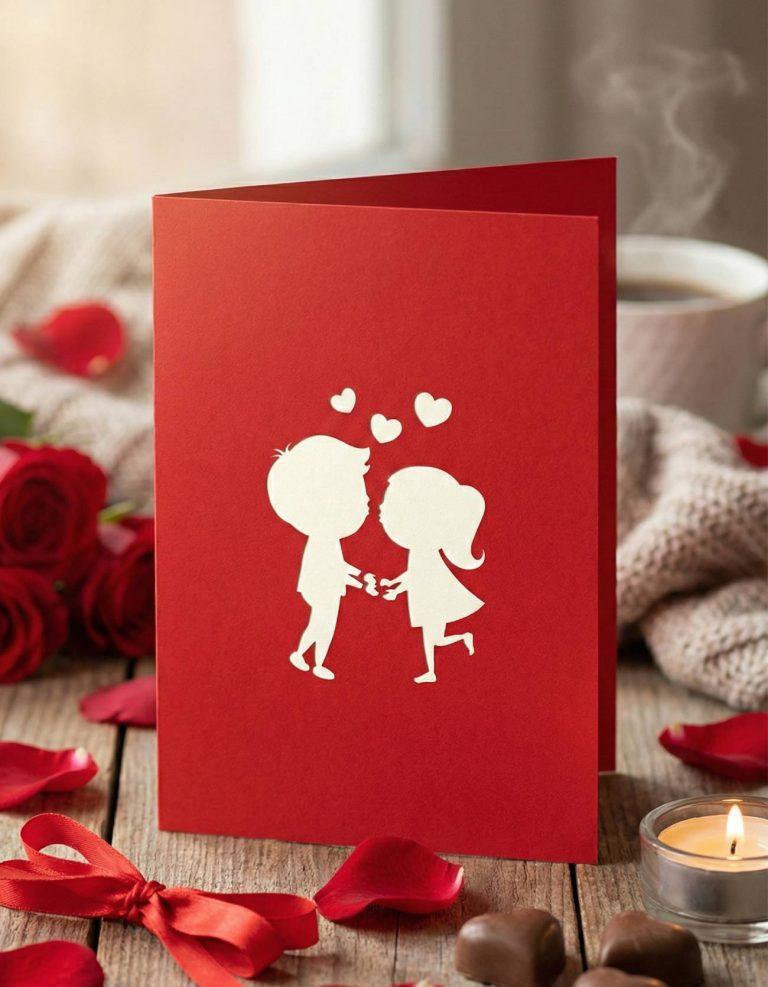 Валентинка объемная открытка 3d движущиеся сердца love — фото 2