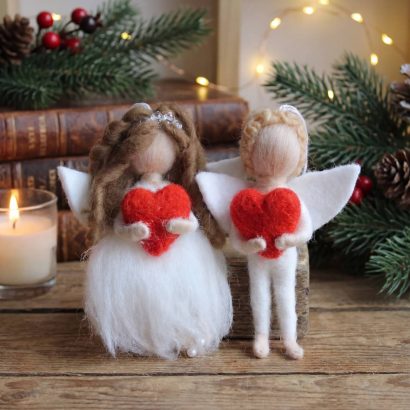 Весільна пара лялька валентинки ангели підвіски 2шт