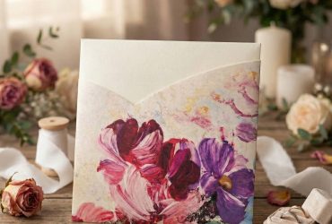 Подарунок, який говорить більше за слова: велика листівка-конверт з рожево-фіолетовими квітами до 8 березня Подарунок, який говорить більше за слова: велика листівка-конверт з рожево-фіолетовими квітами до 8 березня