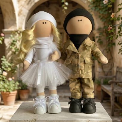 Авторські текстильні ляльки ручної роботи українці, 2 шт