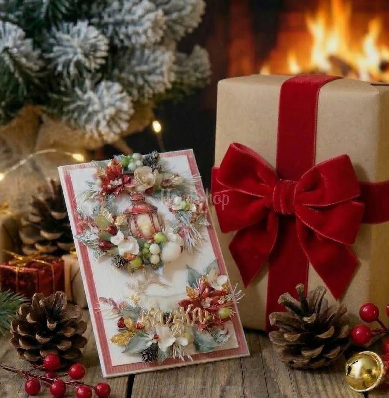 Рождественская открытка зимняя сказка Новий год 2026 Рождественская открытка зимняя сказка Новий год 2026