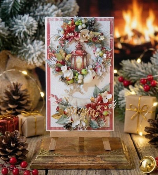 Рождественская открытка зимняя сказка Новий год 2026