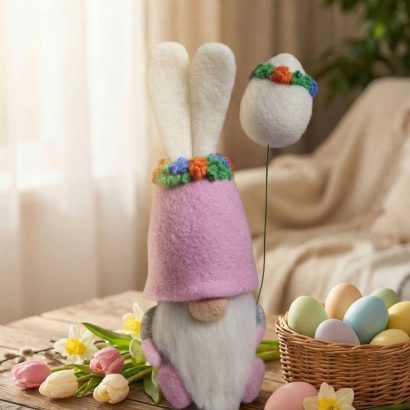 Сувенірний гном весняний великодній 2026 (на вибір!)