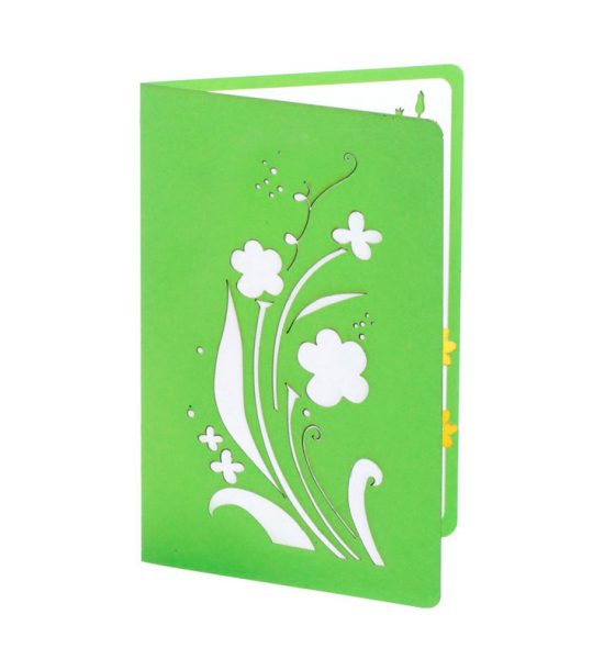 Открытка с 3d цветами объемная день матери