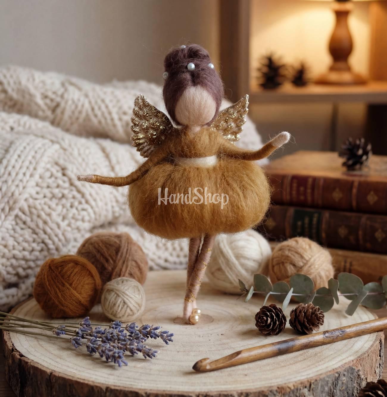 Дитяча міні лялька ангел з крилами в сукні сувенір підвіска Дитяча міні лялька ангел з крилами в сукні сувенір підвіска