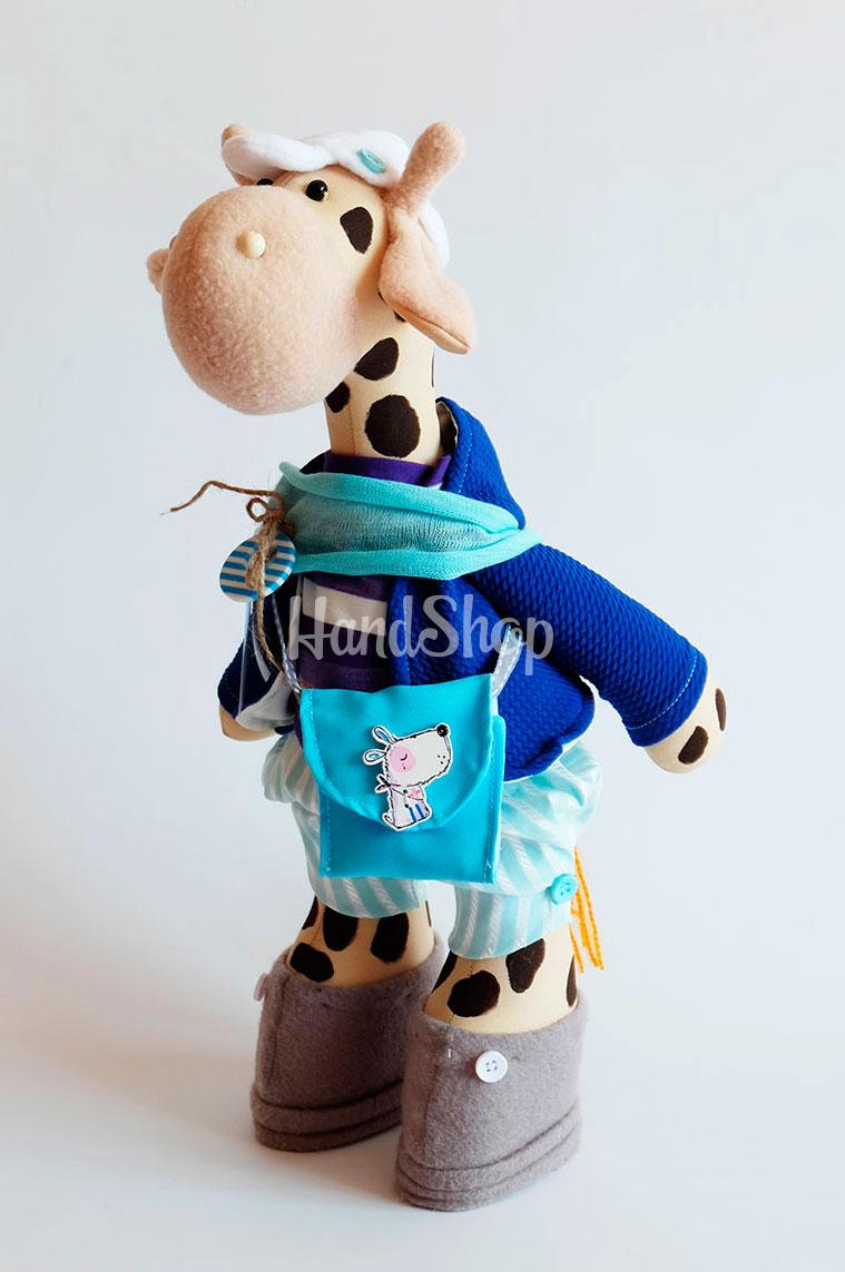 Большая авторская игрушка игрушка жираф тильда парень Большая авторская игрушка игрушка жираф тильда парень